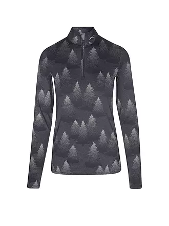 KJUS | Zipshirt intimo da donna Motion Print | schwarz